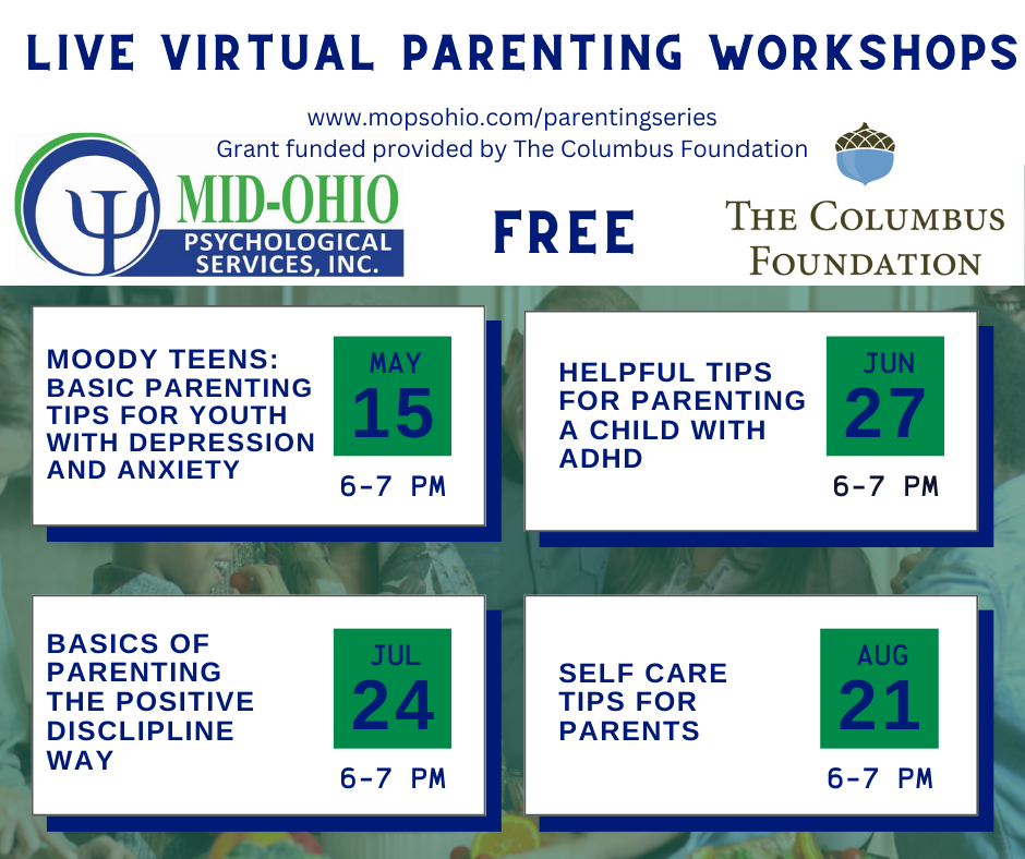 Parenting Workshop Schedule